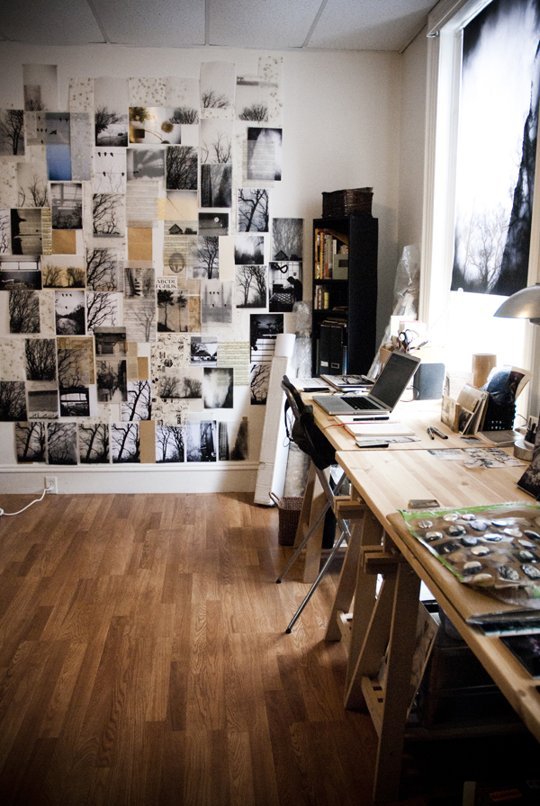 Wall sized Inspiration Board